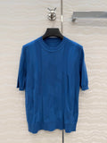 Fine Wool Knit T-Shirt – Coral Edition
