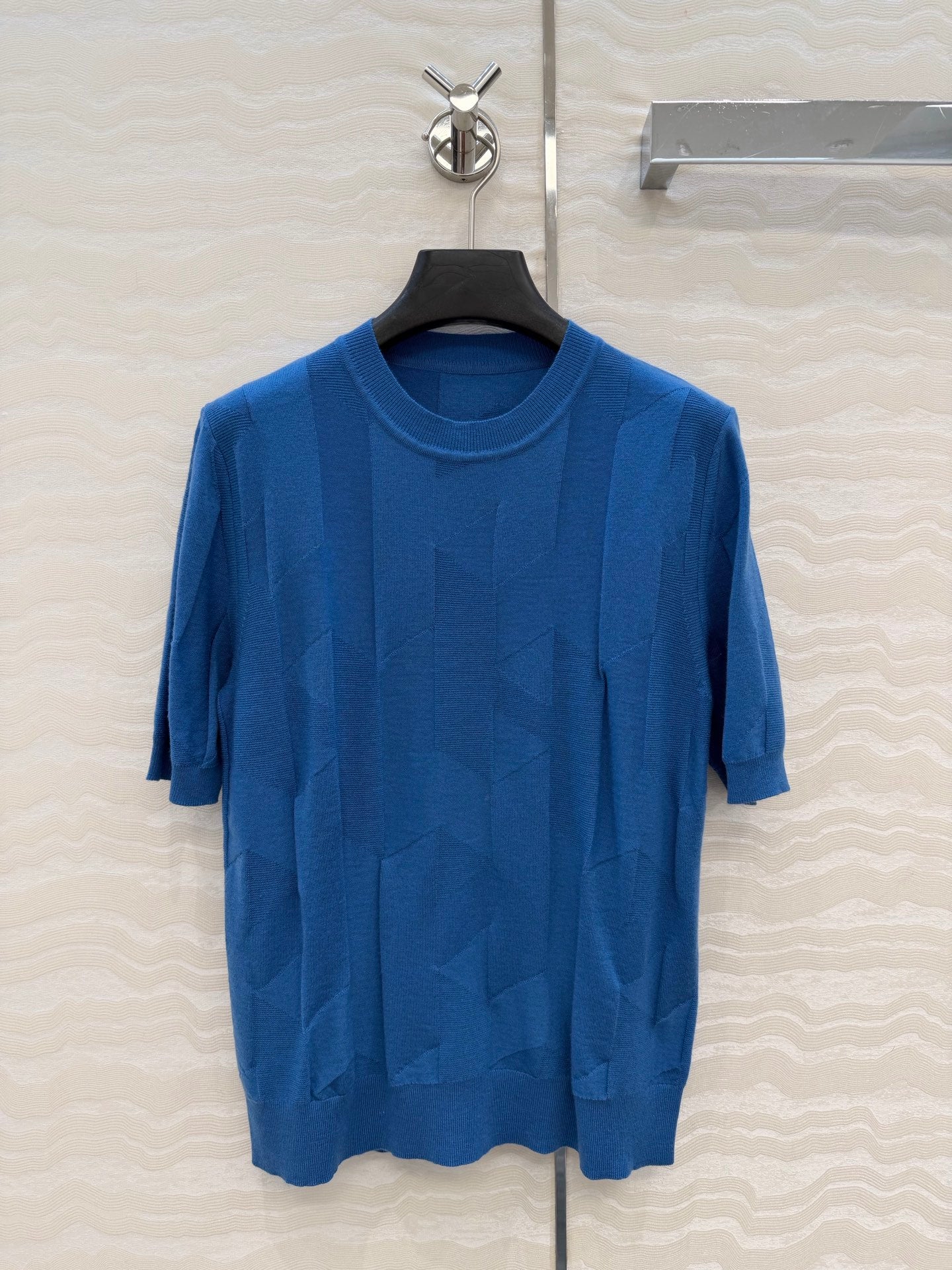 Fine Wool Knit T-Shirt – Coral Edition
