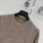 Fine Wool Knit T-Shirt – Coral Edition