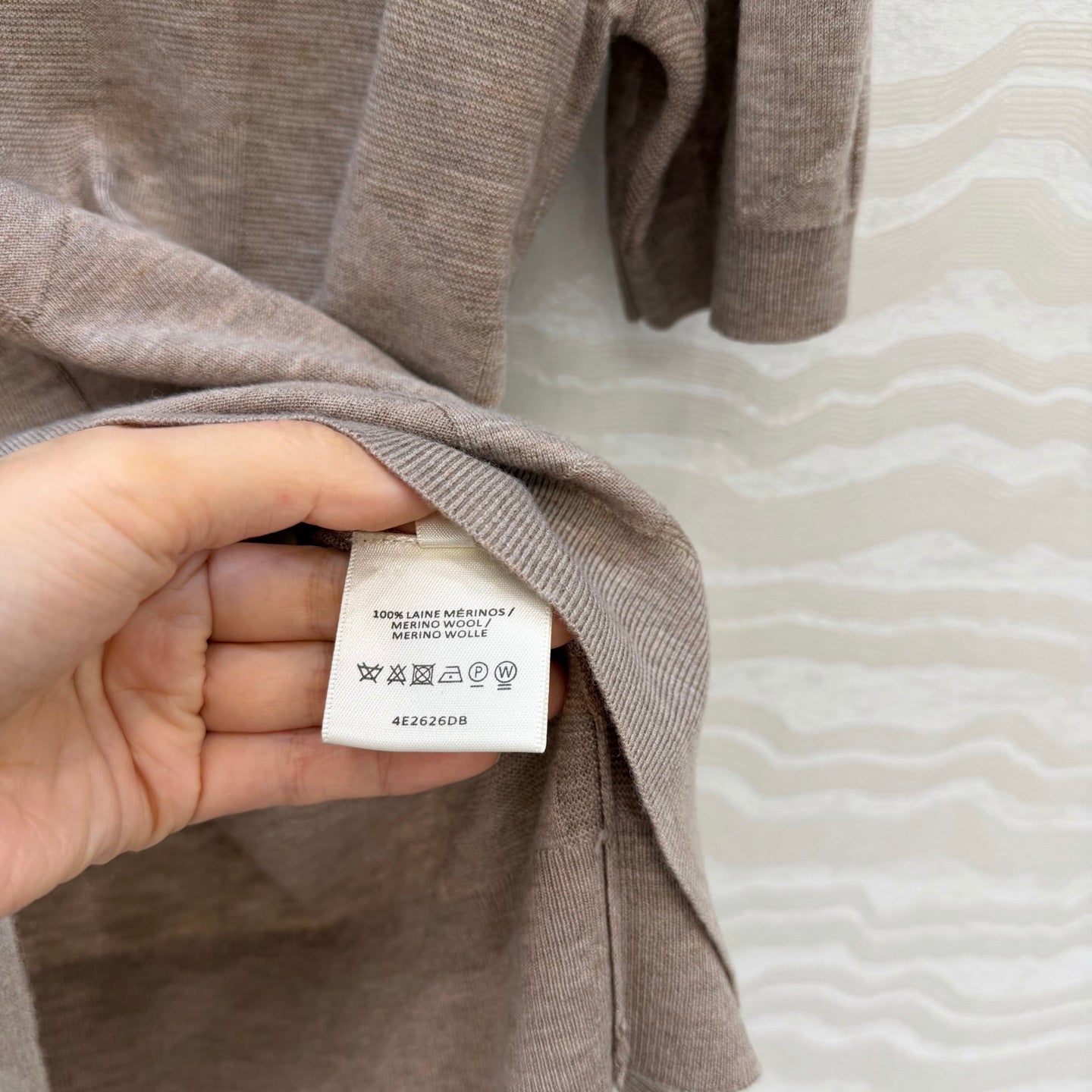 Fine Wool Knit T-Shirt – Coral Edition