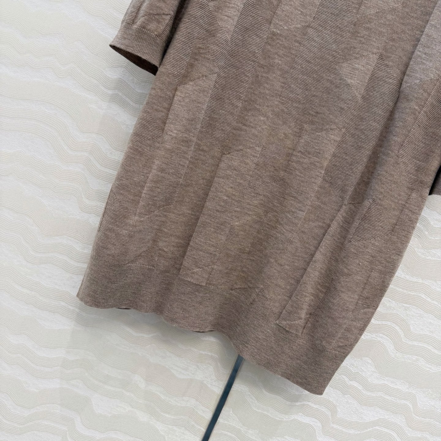 Fine Wool Knit T-Shirt – Coral Edition