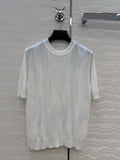 Fine Wool Knit T-Shirt – Coral Edition