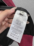 Suede & Leather Bomber Jacket – Bordeaux Edition