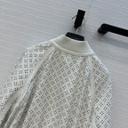Perforated Sheepskin Bomber Jacket – Modern Sculpted Edition