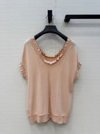 Silk-Blend Cap Sleeve Top – Refined Soft Elegance