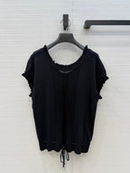 Silk-Blend Cap Sleeve Top – Refined Soft Elegance