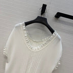 Silk-Blend Cap Sleeve Top – Refined Soft Elegance