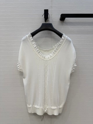 Silk-Blend Cap Sleeve Top – Refined Soft Elegance