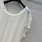 Silk-Blend Cap Sleeve Top – Refined Soft Elegance