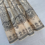 Paisley Print Bow-Strap Maxi Dress - Olive Paisley - View 3