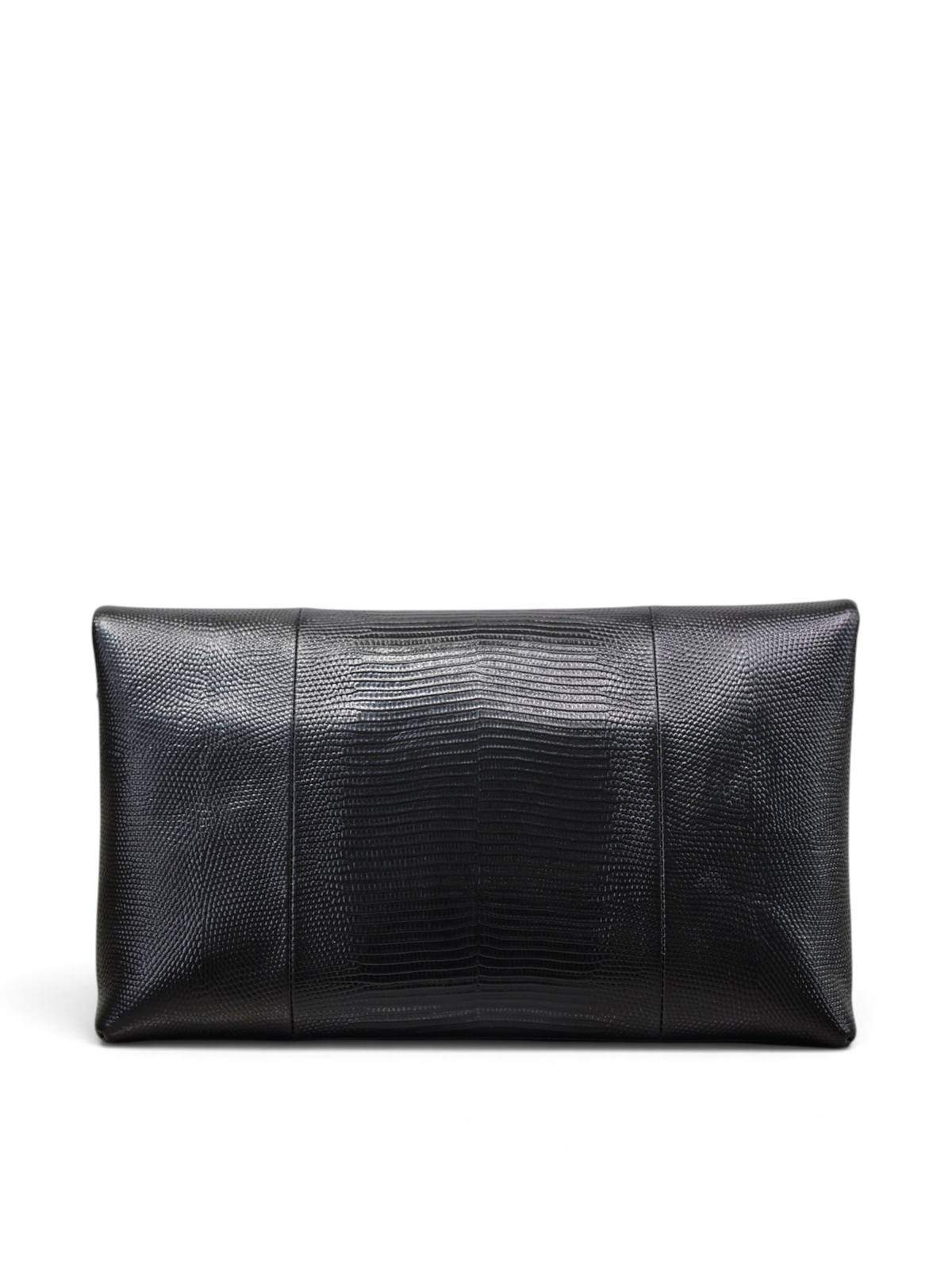 Leather Envelope Clutch 29.5cm - Leopard Print - View 9