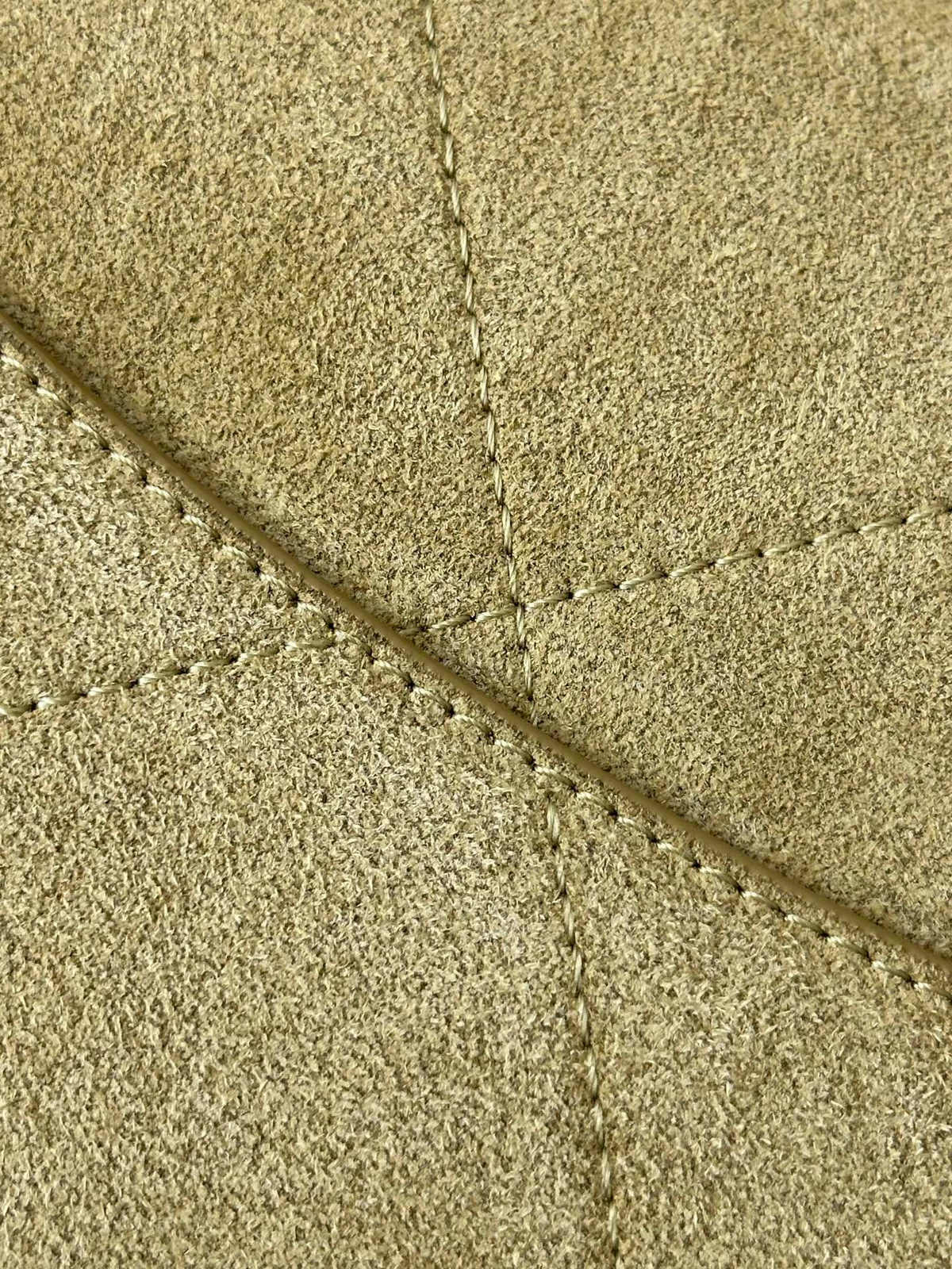 Quilted Suede Maxi Flap Shoulder Bag - View 5