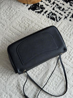 Chanel 26S CF Maxi Small Flap Bag in Black Grained Leather with Gold-Tone Hardware - Detail View 5