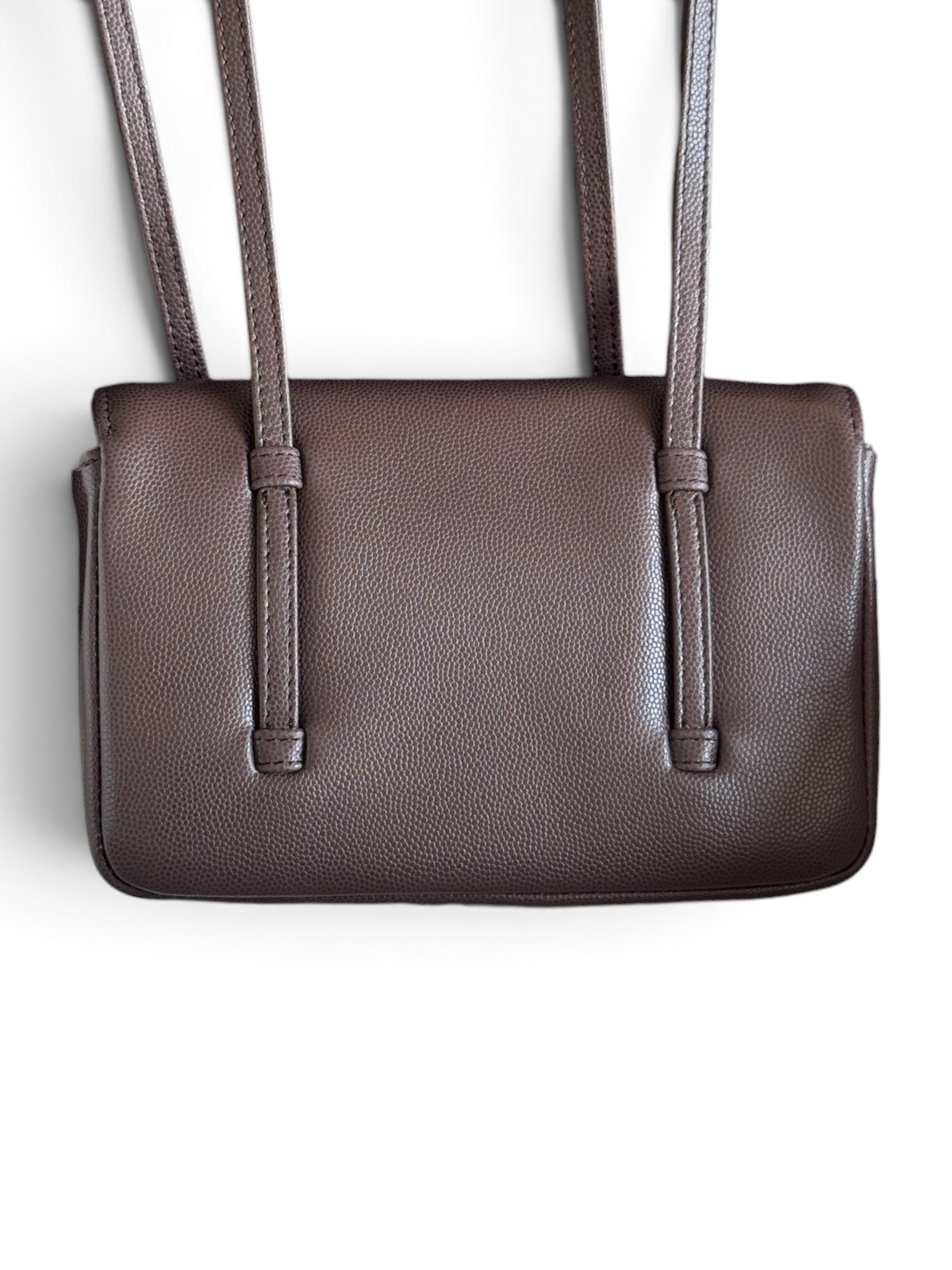 Chanel 26P Preppy Coco Mini Bag in Dark Brown Caviar Leather - Detail View 7