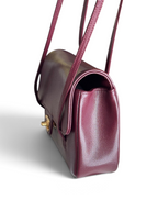 Chanel 26P Preppy Coco Small Bag in Burgundy Caviar Leather - Detail View 5