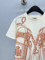 Chain Print Short-Sleeve T-Shirt - View 4