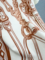 Chain Print Short-Sleeve T-Shirt - View 6