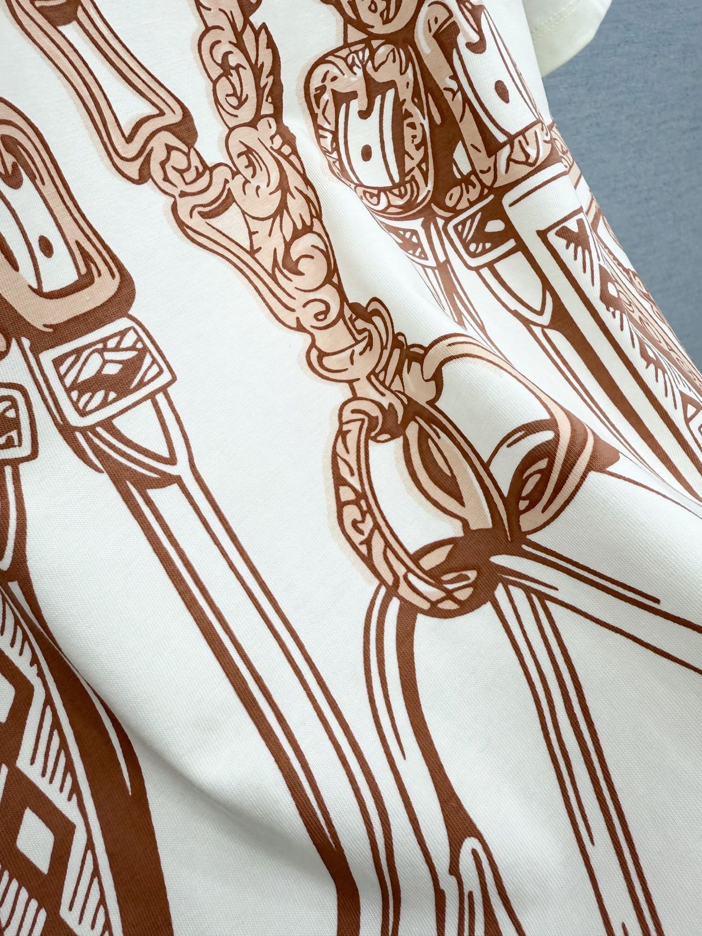 Chain Print Short-Sleeve T-Shirt - View 6