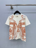 Chain Print Short-Sleeve T-Shirt - View 1