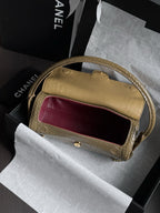 Crocodile-Embossed Bowling Top Handle Bag 23cm - View 8