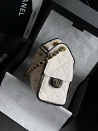 Canvas Drawstring Shoulder Bag 22cm - View 3