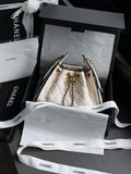 Canvas Drawstring Shoulder Bag 22cm - View 1