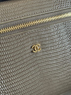 26A Small Vanity Case with Chain in Lizard-Embossed Calfskin Bag