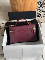 26A Small Vanity Case with Chain in Lizard-Embossed Calfskin Bag