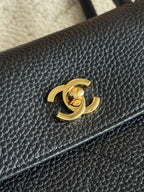 26S Medium Baguette Bag in Grained Calfskin