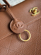 26S Medium Baguette Bag in Grained Calfskin