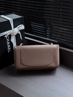 Grained Leather Maxi Flap Shoulder Bag 32cm - View 2