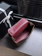 Grained Leather Maxi Flap Shoulder Bag 32cm - View 5
