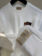 Leather Detail T-shirt