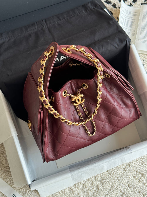 25 Medium Quilted Hobo Handbag
