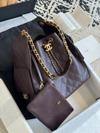 25 Large Quilted Hobo Handbag