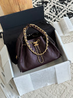 25 Medium Quilted Hobo Handbag