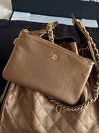 25 Large Quilted Hobo Handbag