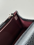 Quilted Classic Wallet on Chain