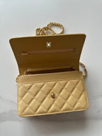 Quilted Classic Wallet on Chain