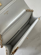 Quilted Classic Wallet on Chain
