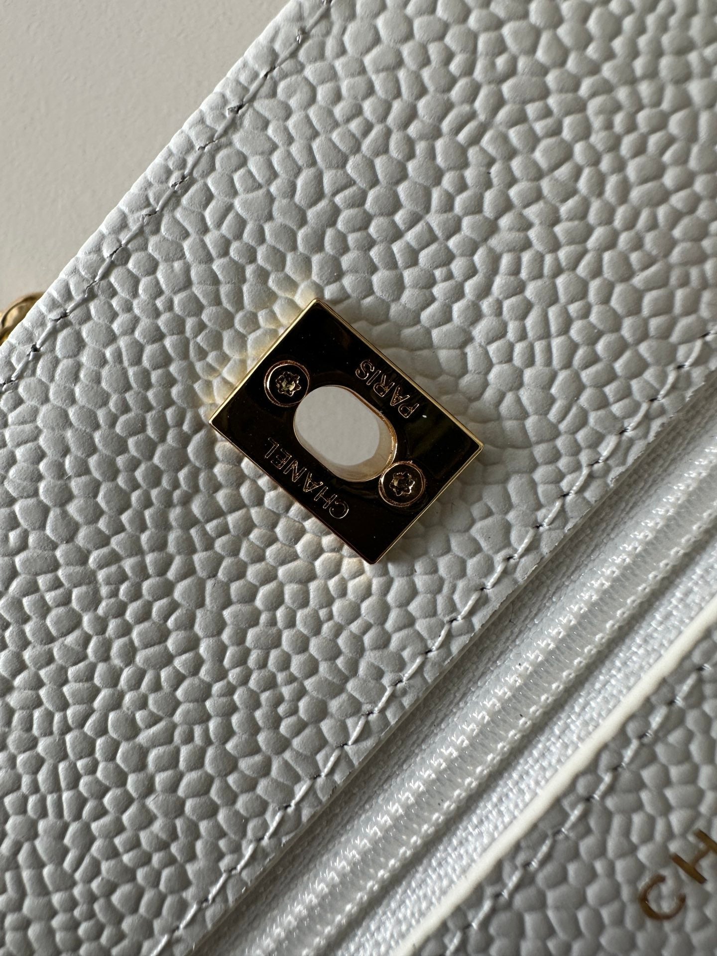 Quilted Classic Wallet on Chain