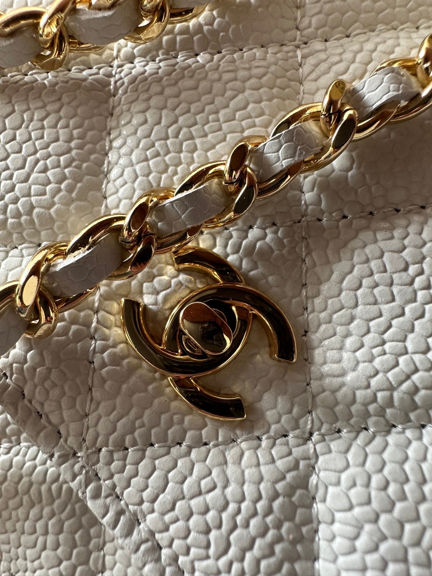 Quilted Classic Wallet on Chain