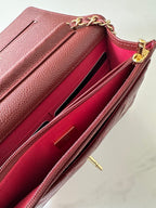 Quilted Classic Wallet on Chain