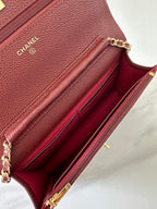 Quilted Classic Wallet on Chain