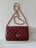 Quilted Classic Wallet on Chain