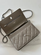 Quilted Classic Wallet on Chain
