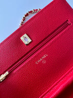 Quilted Classic Wallet on Chain