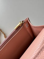 Quilted Classic Wallet on Chain