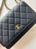 Quilted Classic Wallet on Chain