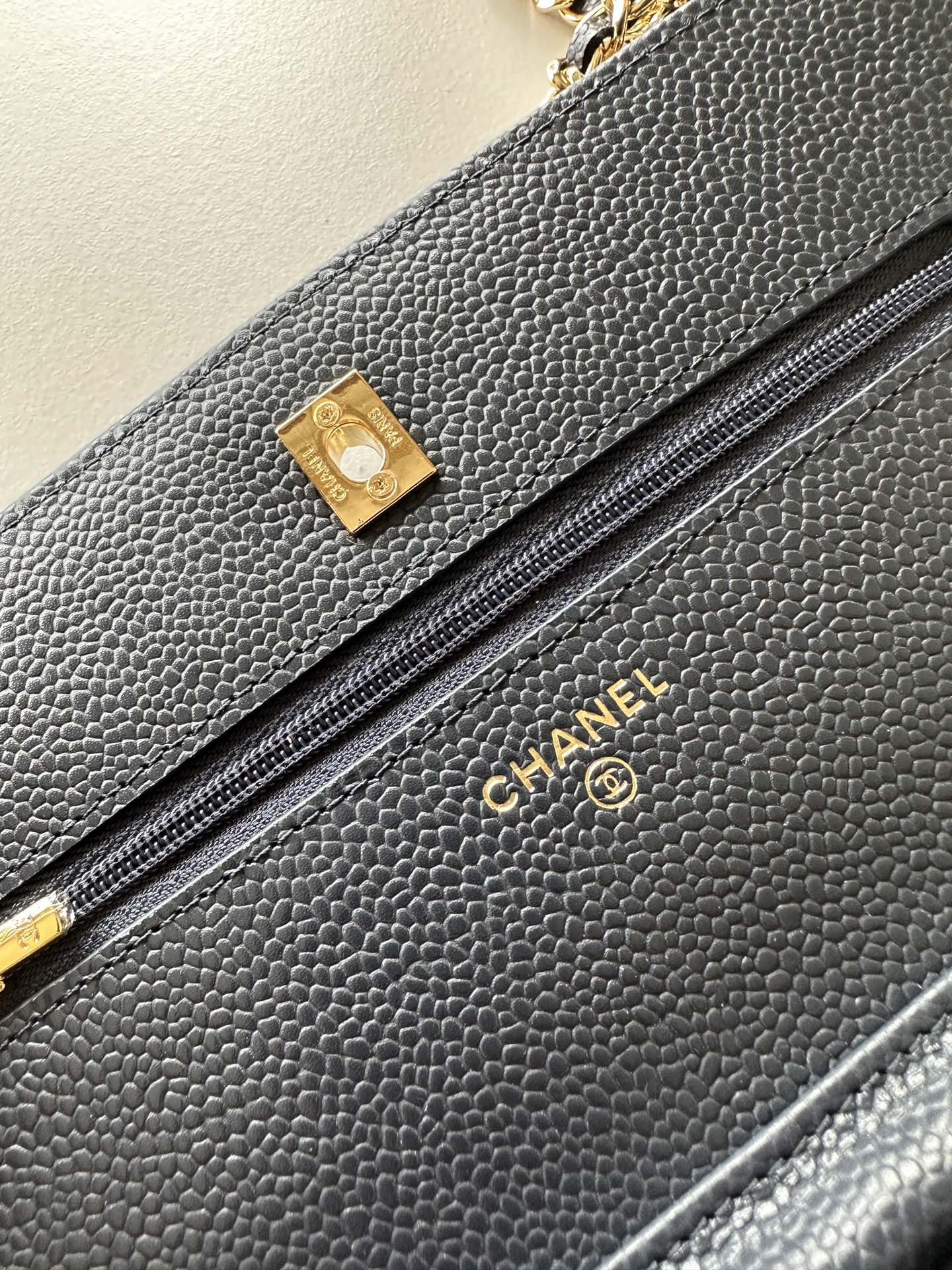 Quilted Classic Wallet on Chain